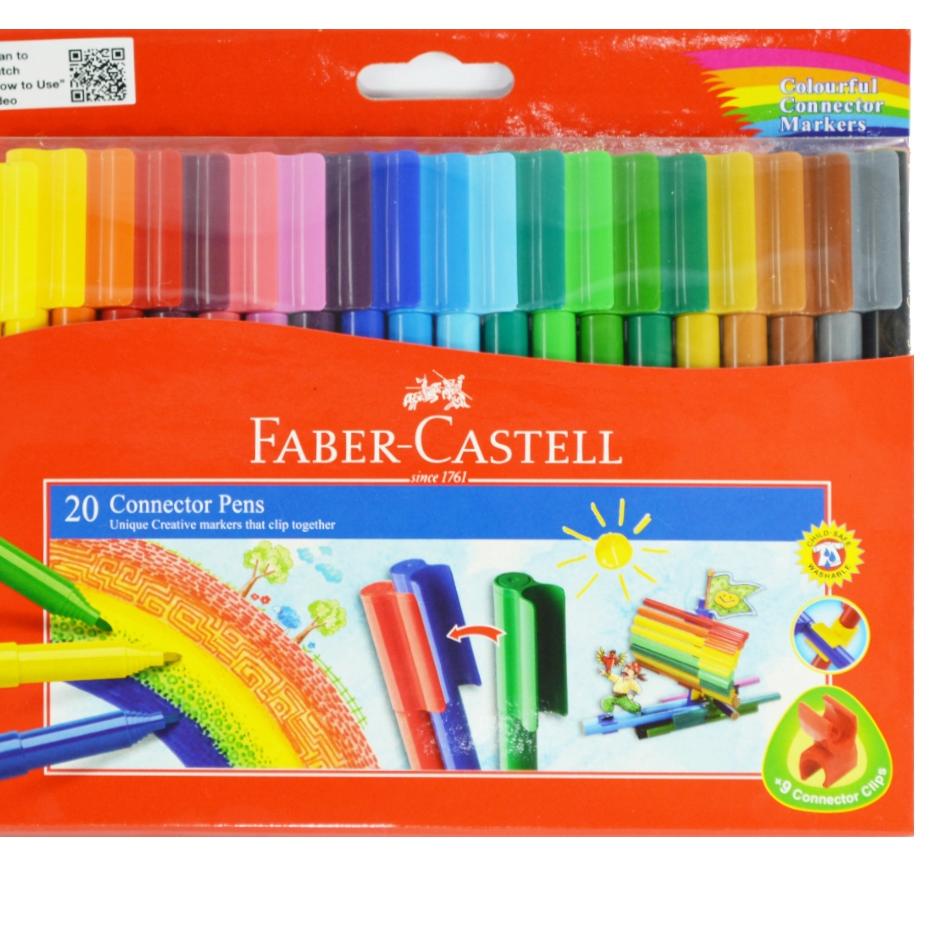 

Sedang Promo Konektor Pen Spidol Warna Faber Castell Kemasan 20 Warna untuk mewarnai
