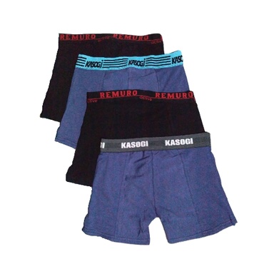 CELANA DALAM PRIA DEWASA BERBAHAN KATUN SPANDEK TERBAIK BOXER PRIA MURAH 20PCS/1KODI