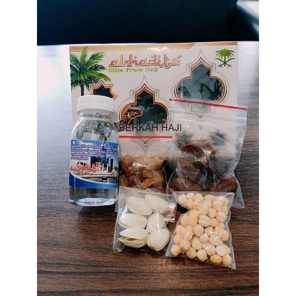 paket souvenir oleh oleh haji dan umroh + kacang pistacio