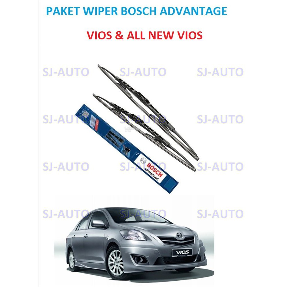 Sepasang Wiper Bosch Advantage Vios 03-11