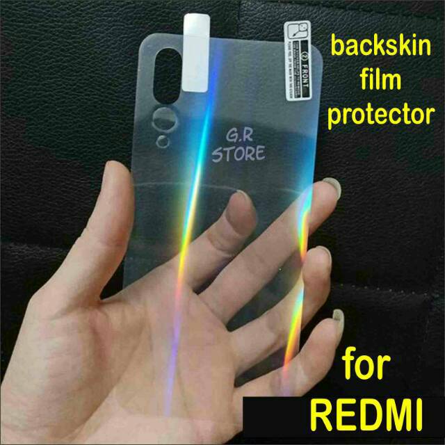 Skin aurora Redmi  note  7  garskin stiker  rainbow antigores 