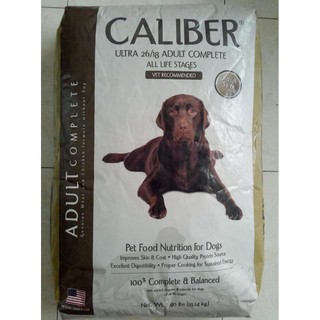 caliber ultra dog food