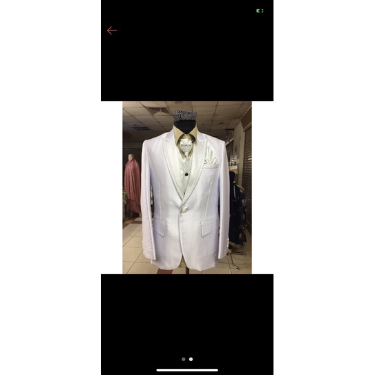 JAS TERBARU  JAS WEDDING PUTIH BERSIH