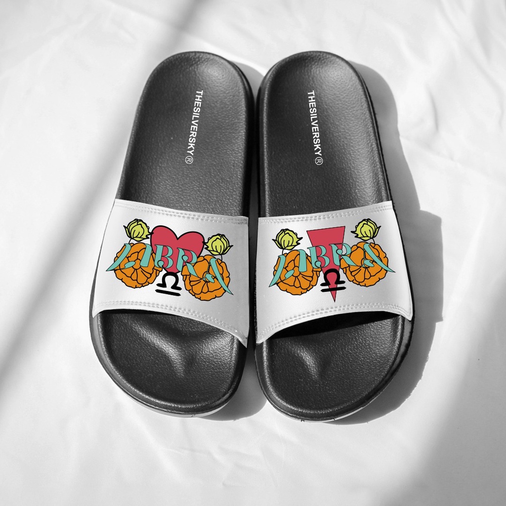 Thesilversky Zodiac Premium Slide Sandal Slip On
