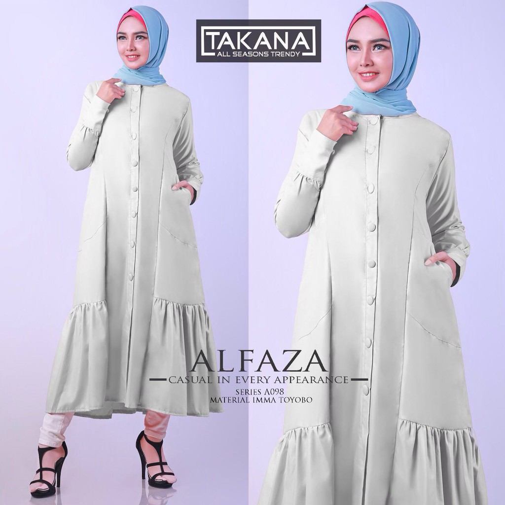 GAMIS MODERN TUNIK AL FAZAH BY BALIMO(MODEL G)