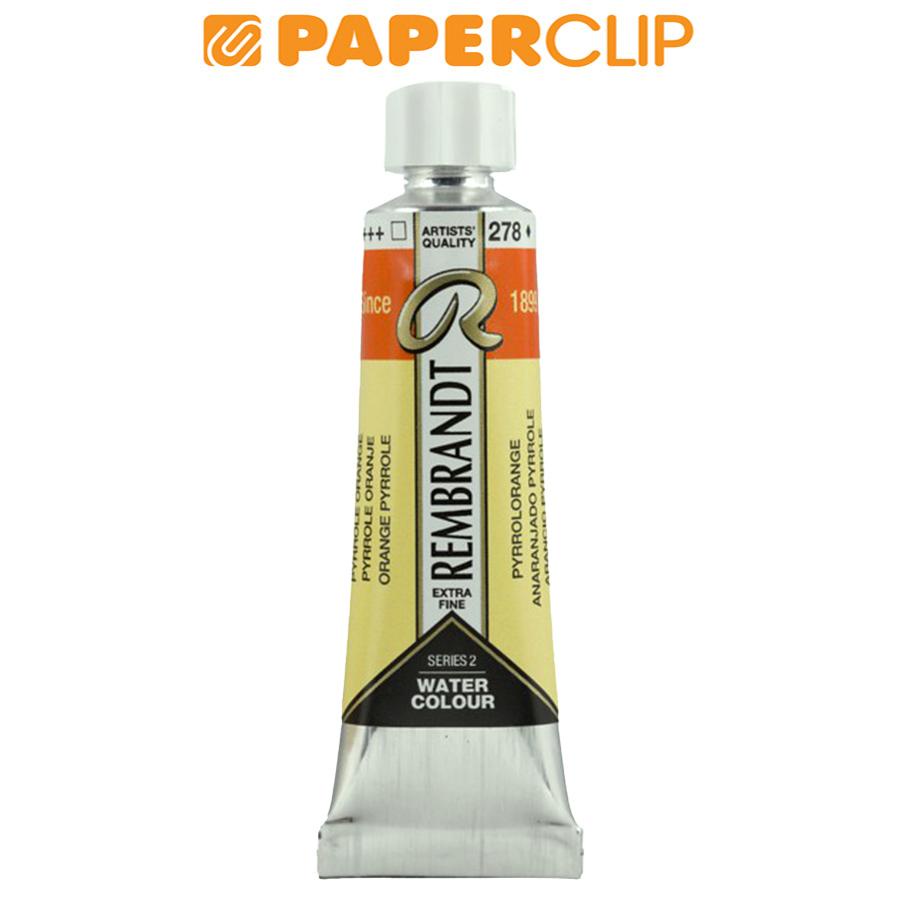 

WATERCOLOR REMBRANDT 05012780 10ML S2 PYRROLE ORANGE