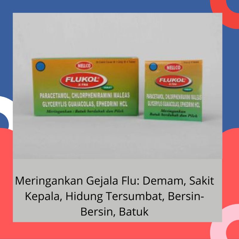 Flukol x-tra obat berdahak &amp; pilek perstrip