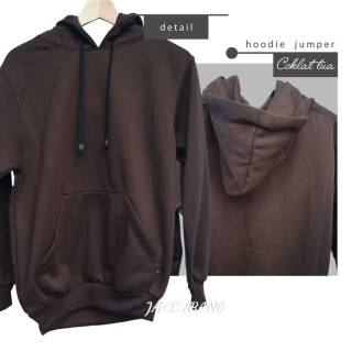 dark brown sweatshirt