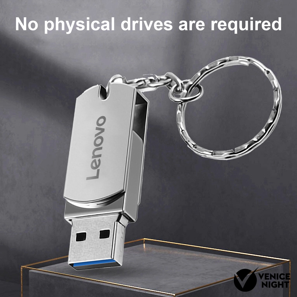 LENOVO (SF) Flashdisk Usb 3.0 High Speed 128GB 256GB 512GB 1TB 2TB Anti Air Untuk Komputer