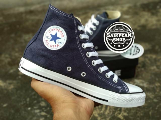 converse classic navy blue