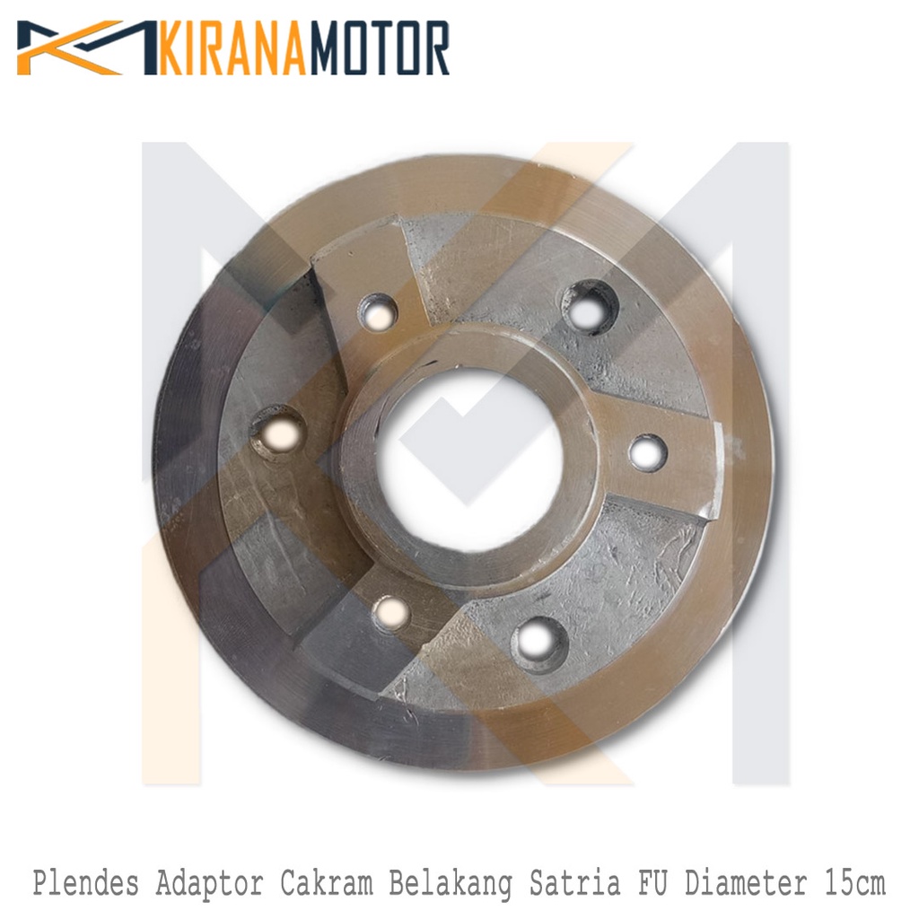 adaptor cakram / plendes belakang satria fu diameter 15cm