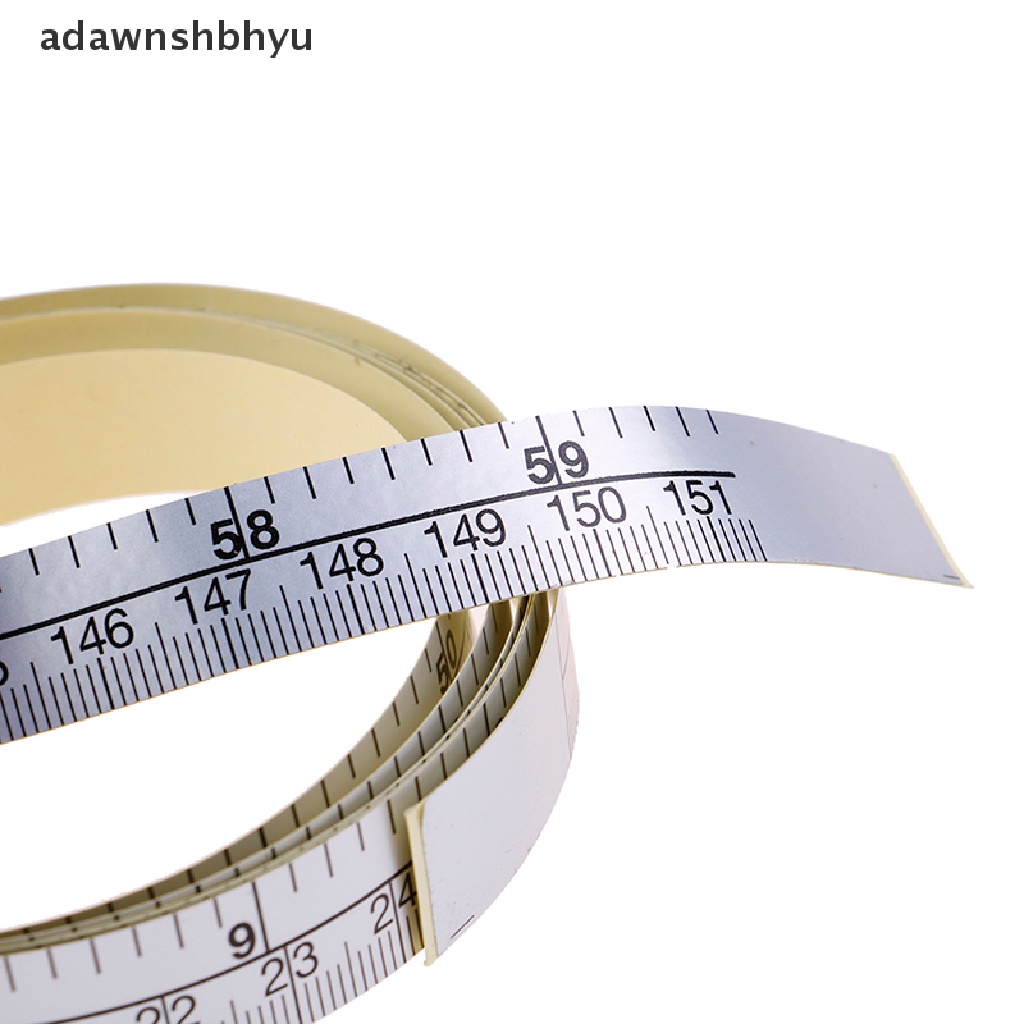 Adawnshbhyu 90/151cm Self Adhesive Metric Measure Tape Penggaris Vinyl Untuk Mesin Jahit Sticke