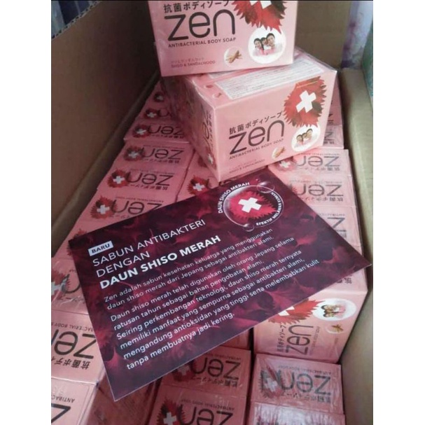 Sabun Batang Zen isi 4 Pcs / Sabun Mandi Batang