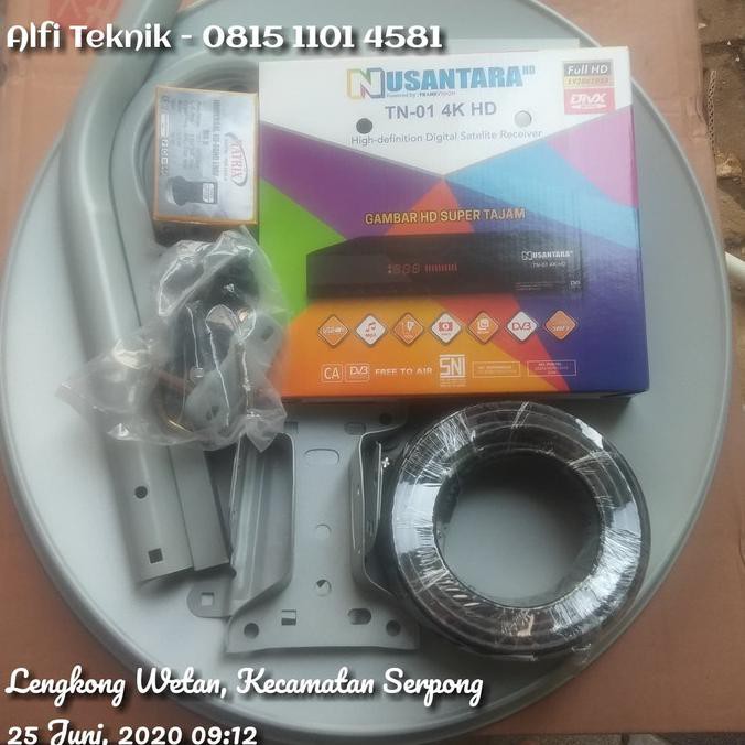 Ready&Siapkirim Paket Transvision Nusantara Hd Parabola Mini 45Cm