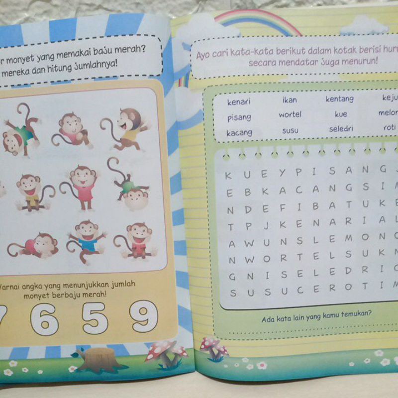 Buku Games Book For Creative &amp; Smart Kids Untuk Anak Paud/Tk