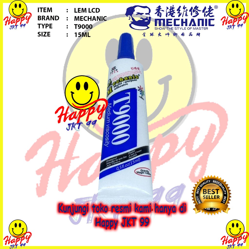 [ HAPPY JKT 99 ] LEM LCD TOUCHSCREEN MECHANIC T9000 15ML T 9000 15 ML