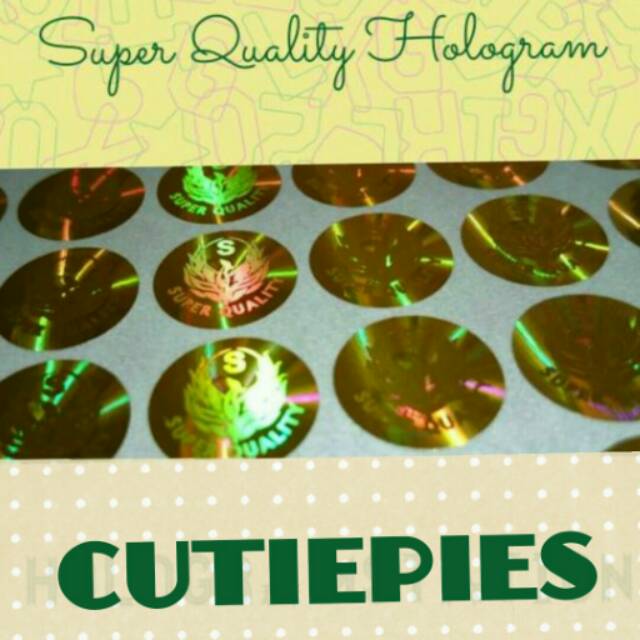

Stiker Hologram Super Quality Burung Uk 1.6cm