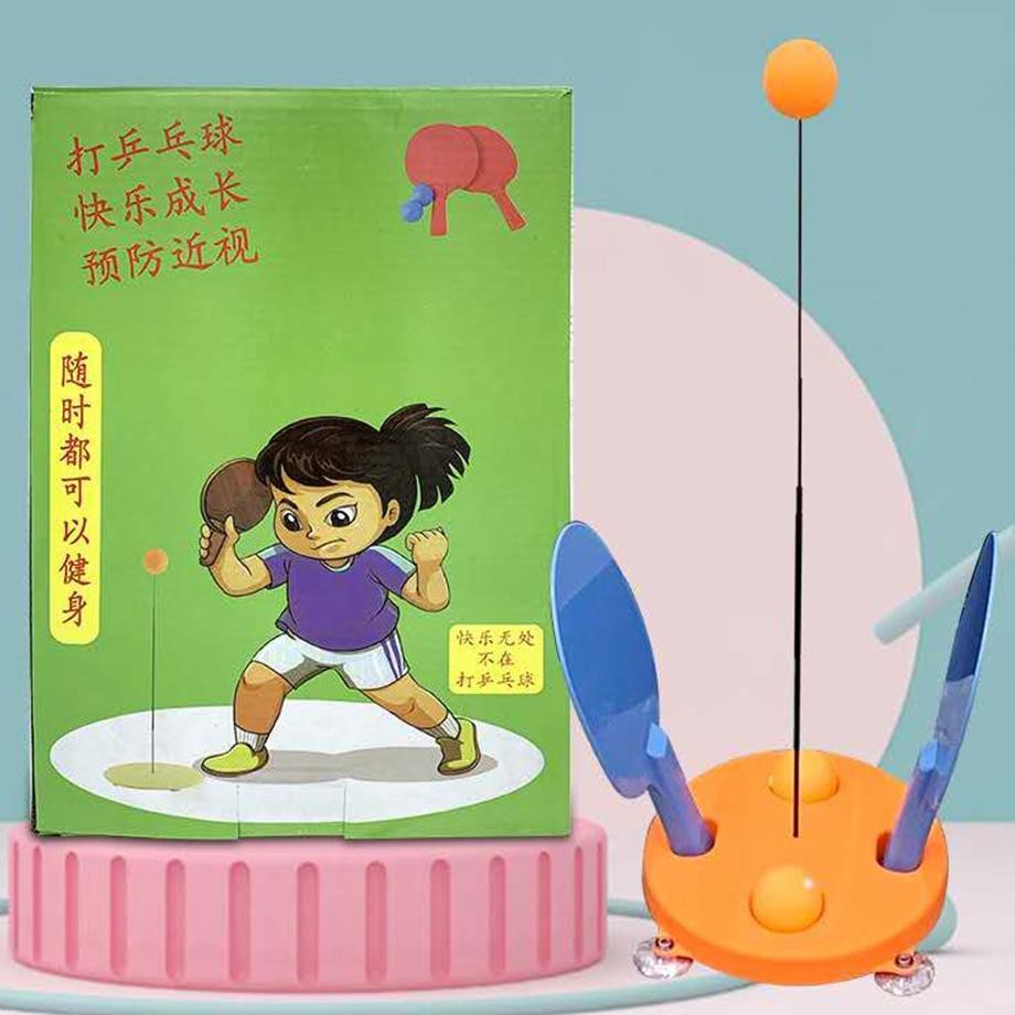 Keluaran Terbaru Mainan Ping Pong Latihan Sendiri COVID 19 Latihan Di Rumah Bola Meja Poros Lu Shopee Indonesia