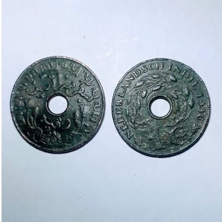 koin 1 cent 1cent nederland indie 1936 temuan