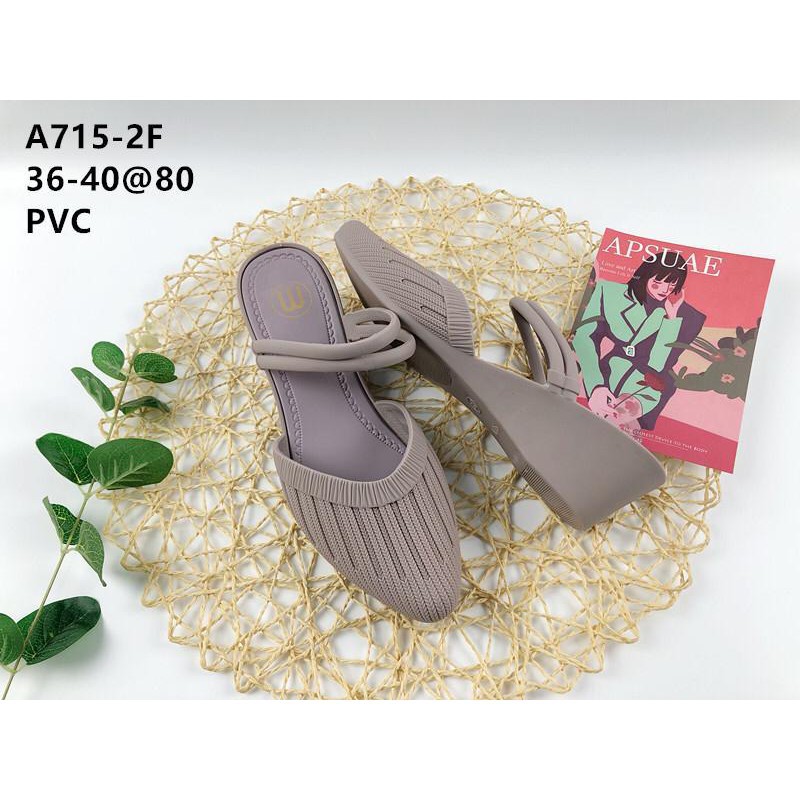 12.12 SALE-  COD Sandal Heels Wdges Jelly AQILA Import