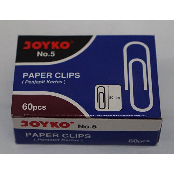 

Paper Clip Jumbo Size No 5 Joyko pck Murah