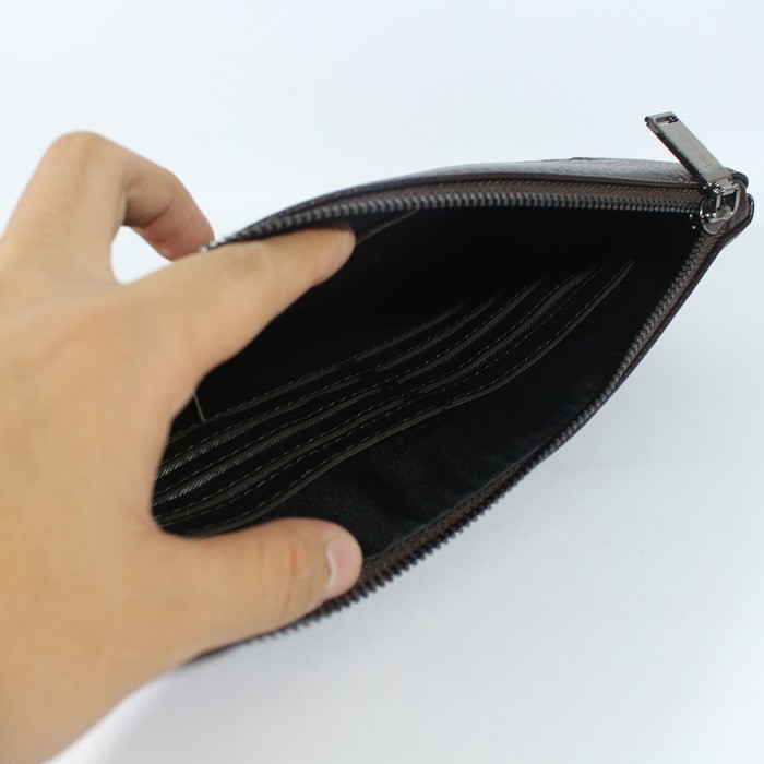 BARANG MURAH HANDBAG CLUTCH TAS TANGAN PRIA IMPORT BRANDED | BALLY 832 BROWN