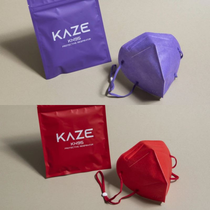 BUNDLE KAZE KN95 MASK ULTRAVIOLET AND RACING RED