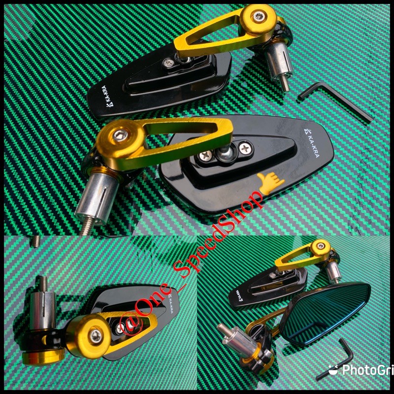 SPION JALU OVAL CNC/SPION BAR END OVAL LANCIP BUAT AEROX VARIO125/150 BEAT STREET/FI VIXION CB150R