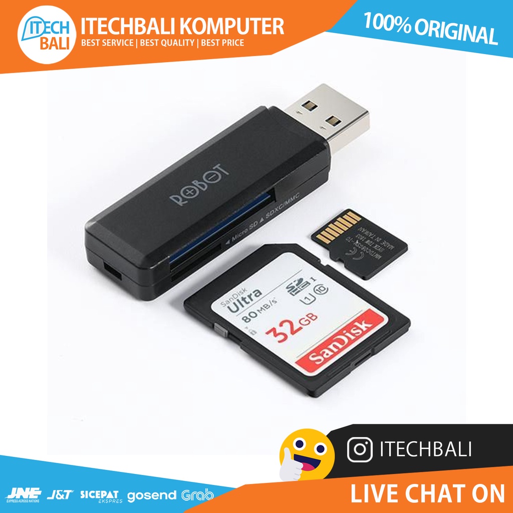 Card Reader ROBOT CR102 Usb3.0 | ITECHBALI
