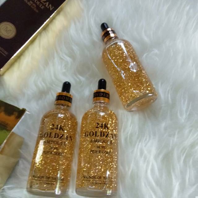 Serum 24k goldzan ampoule 99.9% pure gold