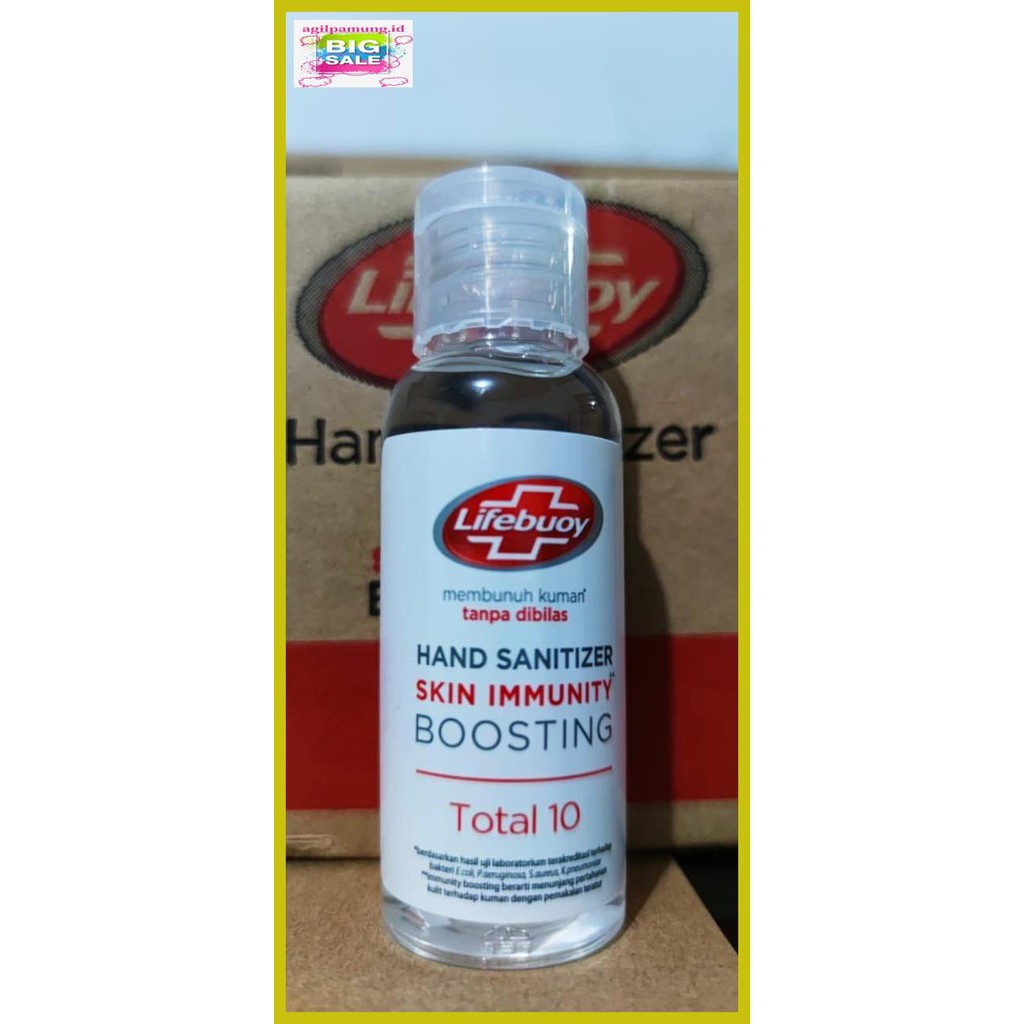 U8Yujt7- Hand Sanitizer Gel Lifebuoy Total 10 Skin Immunity Boosting 50Ml D4Dyt67-