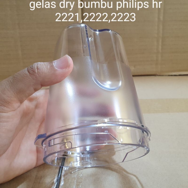 Gelas Dry Bumbu Philips Hr 2221,2222,2223 Plastik