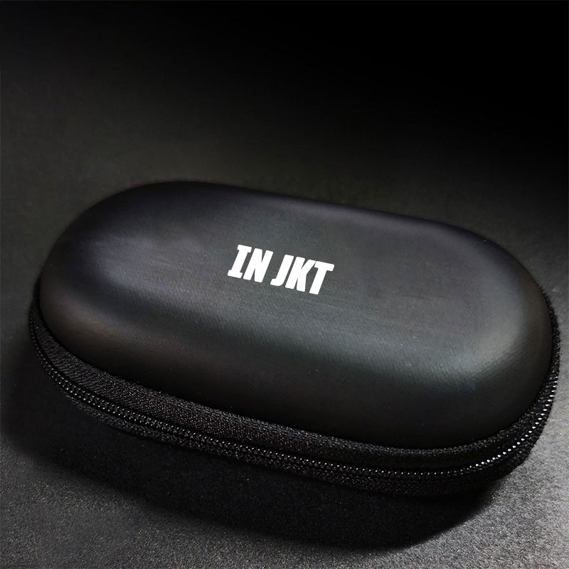 Wierd Headset Mini Bag Earphone Gaming Case Wallet Key Paket Water Proof Storage Bag Black Long or Round Dompet Dompet Kunci Koin