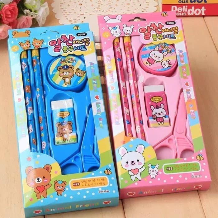 

Paket alat tulis set gunting mini/souvenir ulang tahun anak