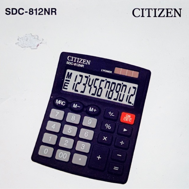 

Kalkulator Citizen SDC-812NR Original 12 digit
