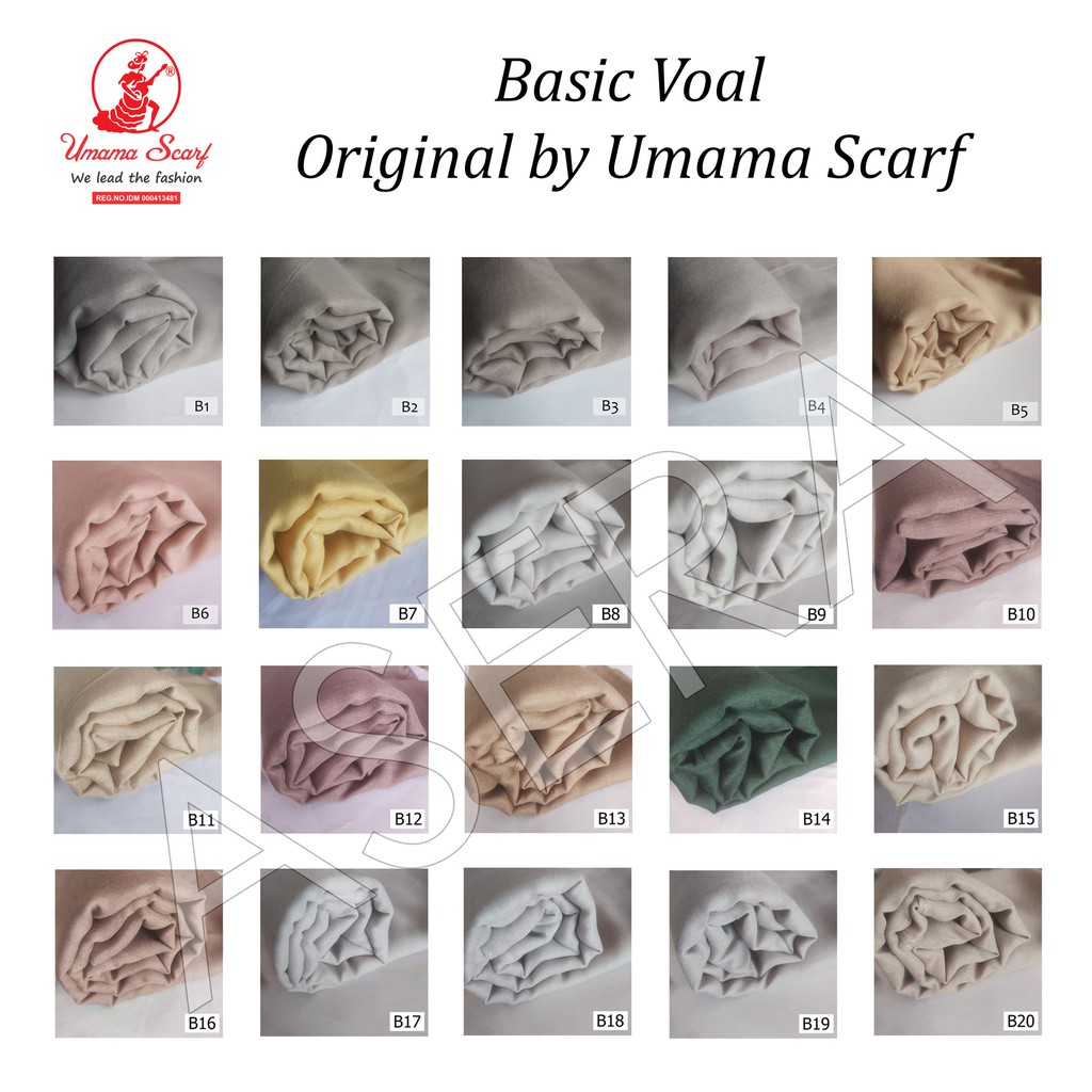 [ASERA] PART 4 JILBAB VOAL UMAMA ORIGINAL JILBAB SEGIEMPAT SEGI EMPAT POLOS SQUARE HIJAB JILBAB