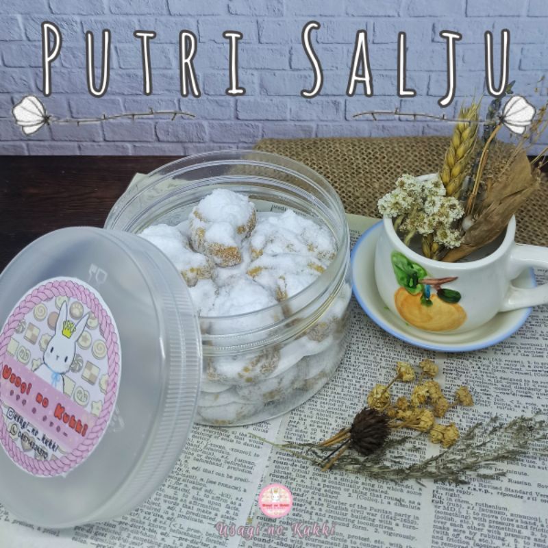 

Putri Salju, Kue Kering Kacang Mede bertabur Gula Dingin (S)