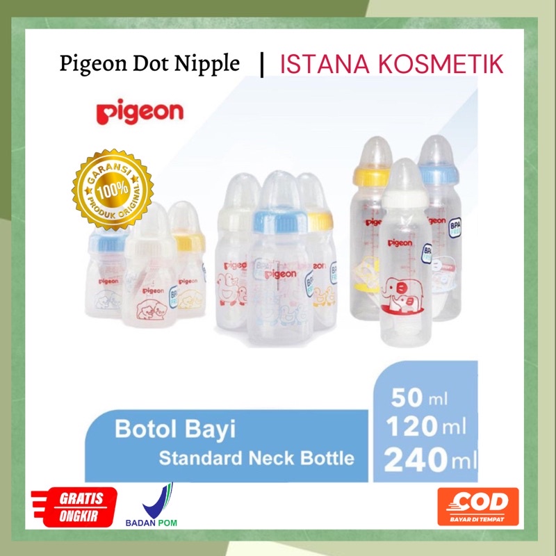 Pigeon Botol Susu Bayi Assorted Standard | Dot Nipple Original Pigeon Pigen Botol Susu