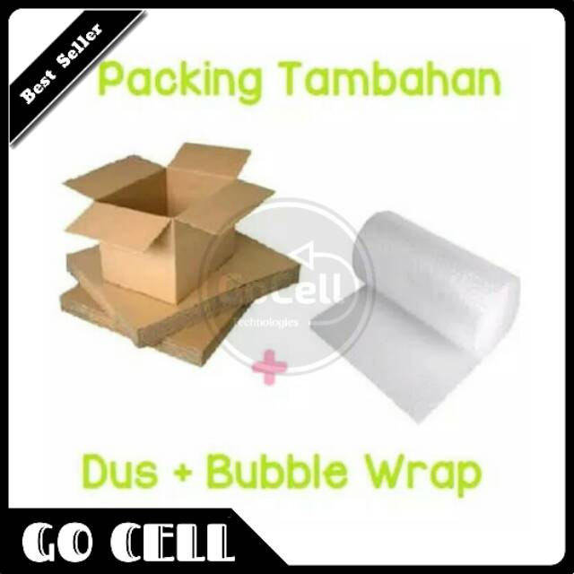 

Packing Tambahan Dus Bubble Warp / Bubble Wrap