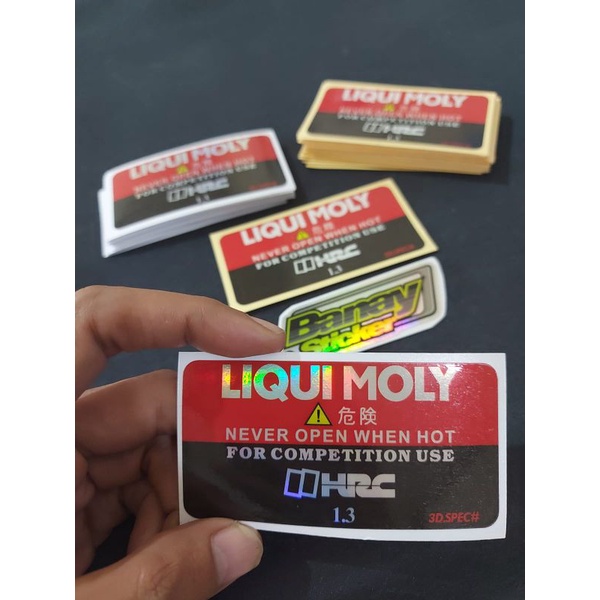 STICKER STIKER HUGGER AIRBLADE LIQUI MOLY HRC PRINCUTT