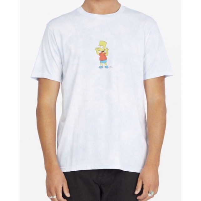 BILLABONG baju kaos the simpsons putih motif ORIGINAL 100% SALE