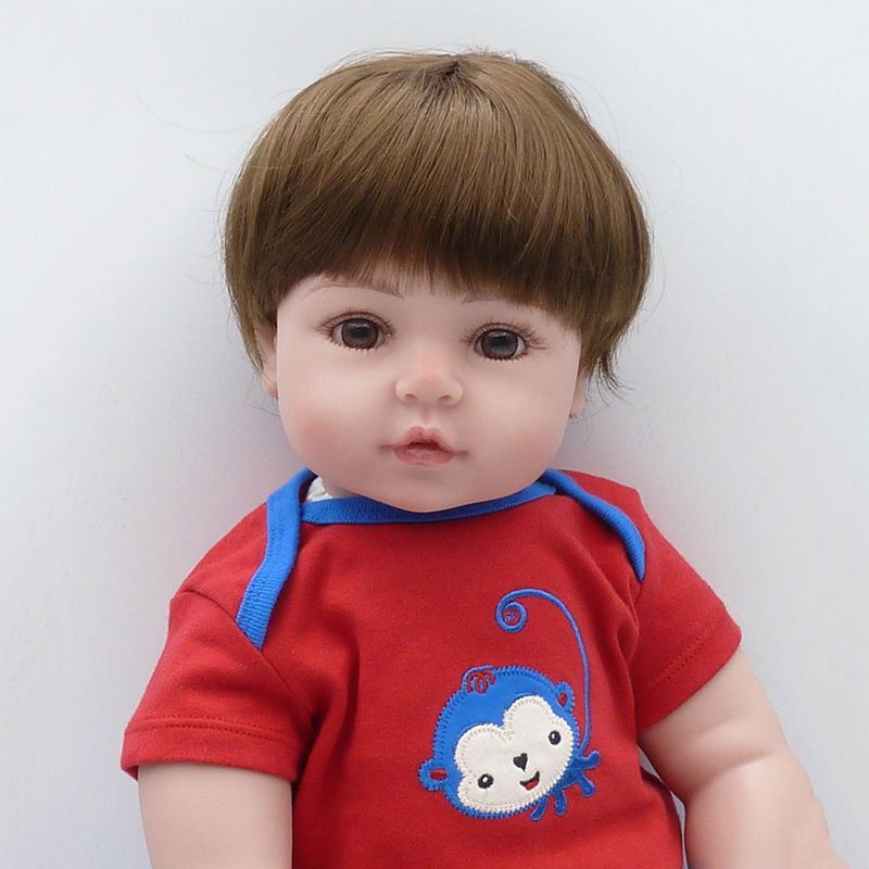 Reborn Toddler Boy Soft Bebe Doll Toy For Girls Birthday Bedtime Gift