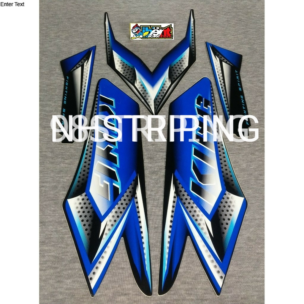 STRIPING RX KING BIRU  2008 STIKER LIS POLET ORI YAMAHA