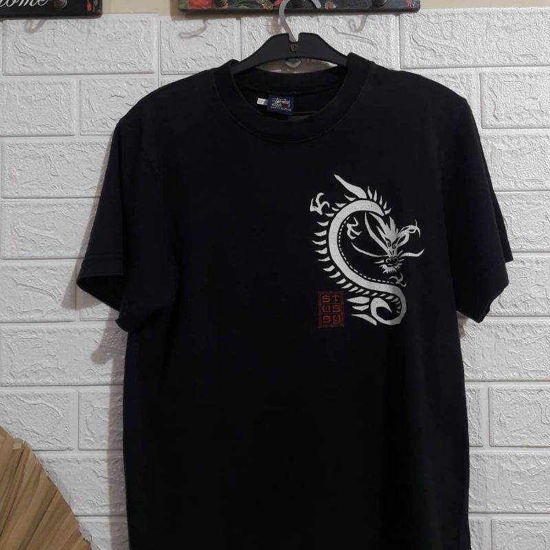 kaos stussy vintage dragon