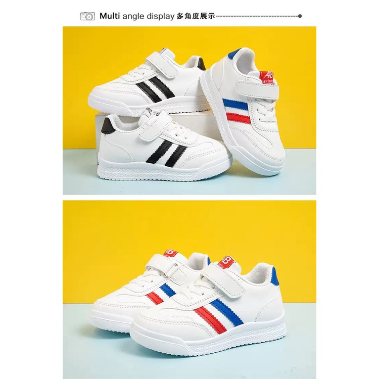 (Kiddiwear) Sepatu Sneaker Anak / Sepatu Anak Casual  Import Usia 3-8 Tahun MBK91