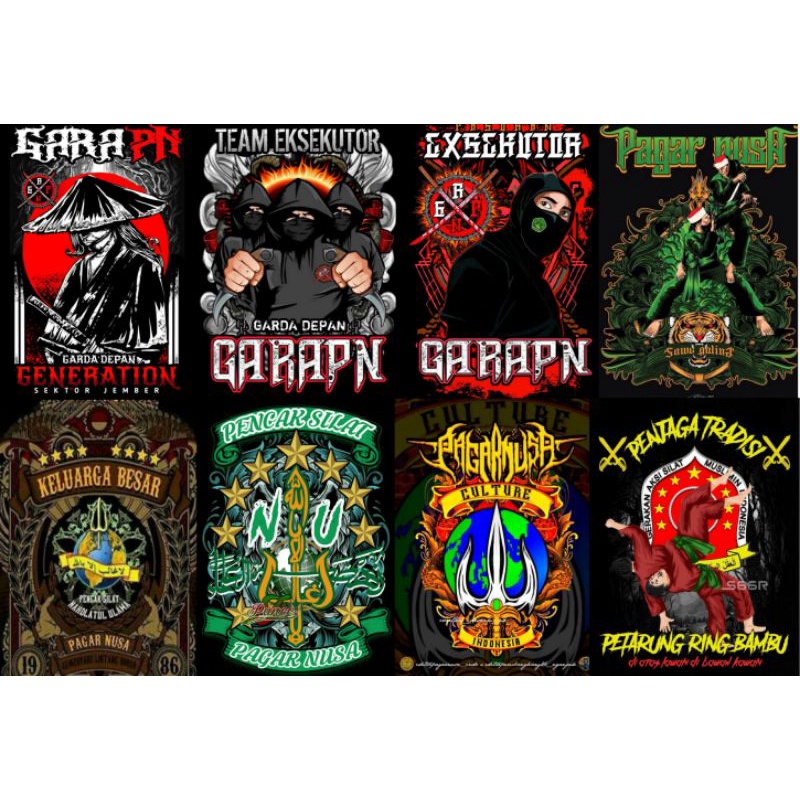 STIKER PAGAR NUSA ISI 8