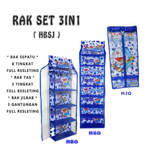 Rak Gantung Tas,Sepatu,Jilbab / HJO,HSO HBO