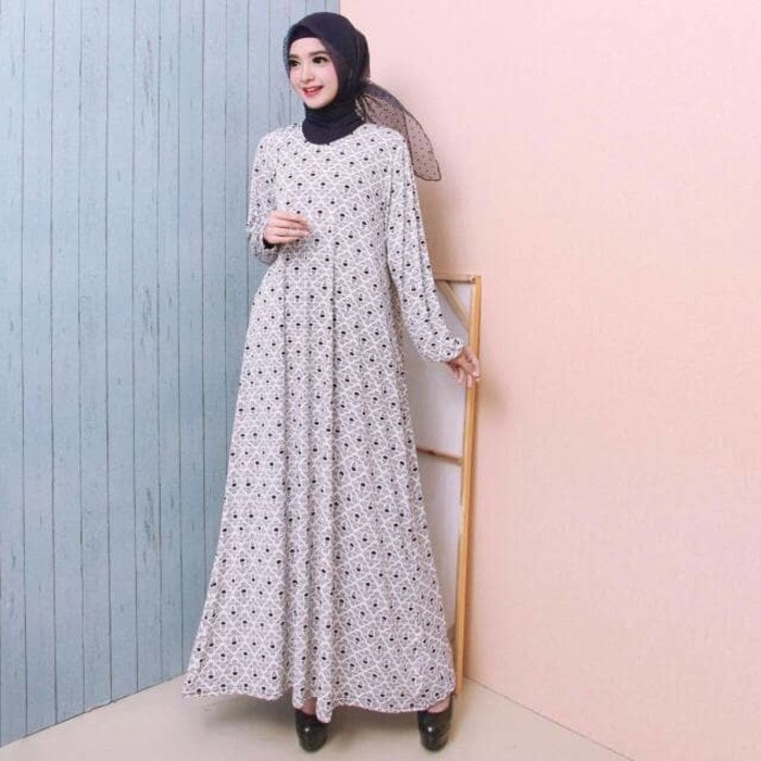 PROMO    PROMO GAMIS MURAH Baju Gamis Wanita Gamis Jumbo Bahan Kaos Import 8927