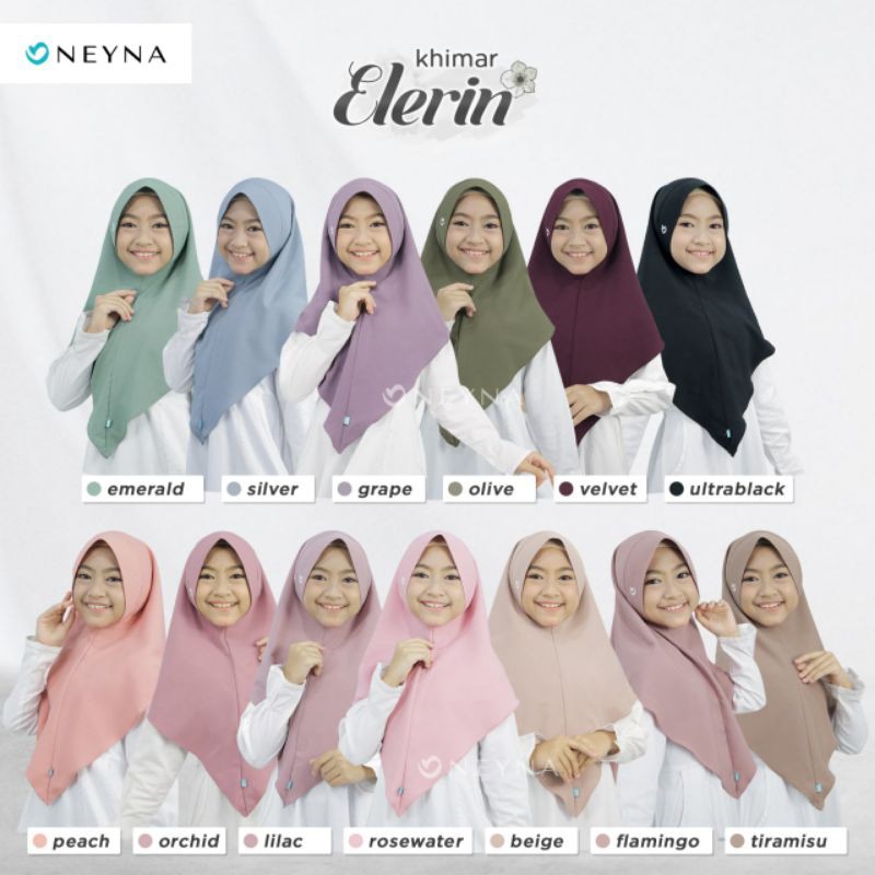 jilbab couple ibu anak elerin by neyna jilbab anak cantik jilbab syari khimar syari ibu anak couple