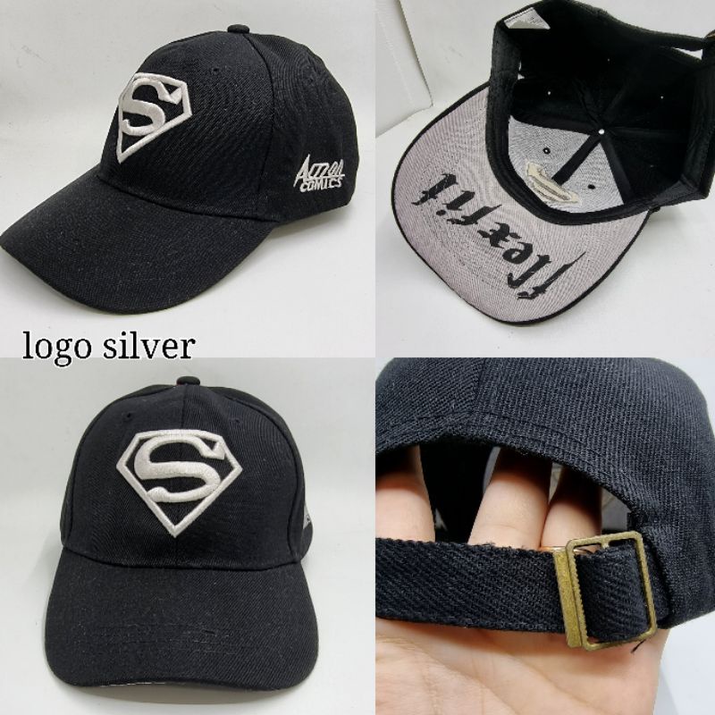 Topi baseball import superman Topi pria bordir Topi ABG